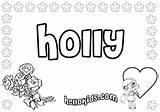 Coloring Name Pages Printable First Decoration Brilliant Popular Getdrawings Color Getcolorings Holly sketch template