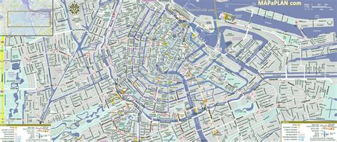 amsterdam map showing red light district