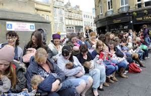 Hundreds Of Women Take Part In Mass Breastfeeding Protest To Show