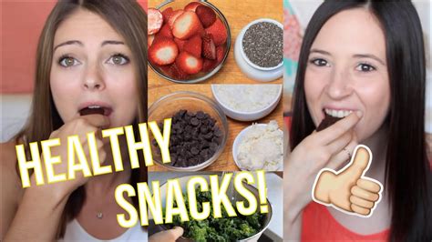 Diy Snacks 4 Healthy Snacks You Have To Try Youtube