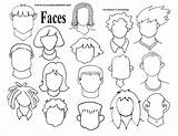 Drawing Cartoon Faces Face Heads Funny Drawings Easiest Draw Easy Kids People Secondary Doodle Cartoons Tips Pencil Sketch Character Characters sketch template