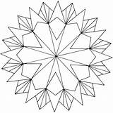 Symmetry Pages Coloring Printable Getcolorings Colouring Geometric Color sketch template