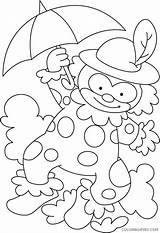 Circus Coloring Pages Clown Kids Coloring4free Sheets Colouring Bestcoloringpages Cool Worksheets Books Theme Disney Crafts Carnaval Preschool Colorear Coloriage Para sketch template