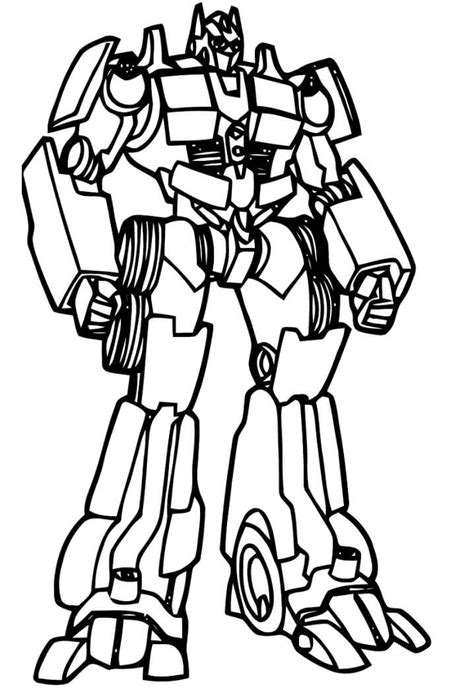 optimus prime coloring pages  printable coloring pages  kids