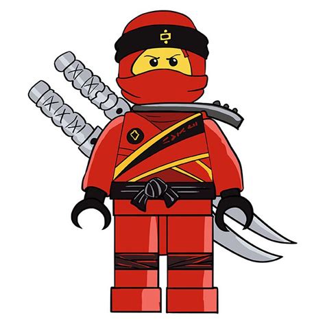 How To Draw Kai From Ninjago Really Easy Drawing Tutorial In 2021
