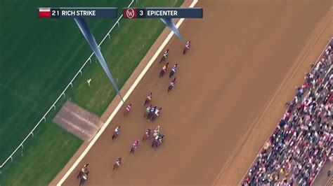 kentucky derby win aerial view youtube