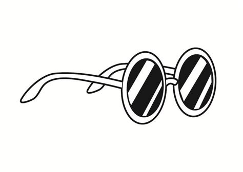 coloring page pair  sunglasses  printable coloring pages img