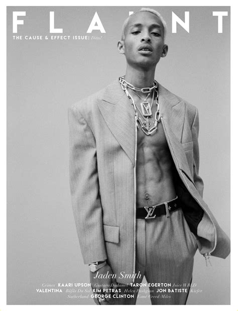 Jaden Smith Bares His Abs On Flaunt Cover Photo