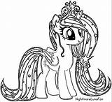 Coloring Pages Pony Little Quality High sketch template