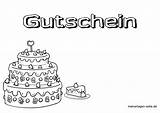 Gutschein Ausmalbilder Malvorlage Geburtstagsgutschein Geburtstagskuchen Ganzes Malvorlagen Kinderbilder Grafik Kostenlose sketch template