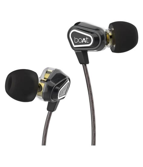 boat duo extra bass dual drivers  ear wired earphones  mic buy boat duo extra bass dual