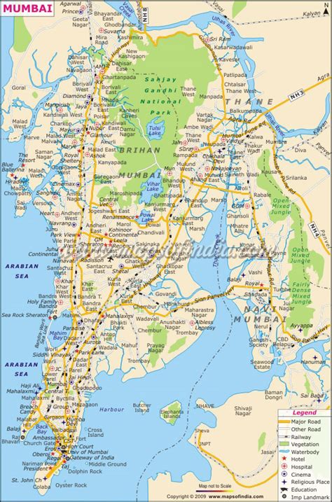 Mumbai Maharashtra City Map Information And Travel Guide