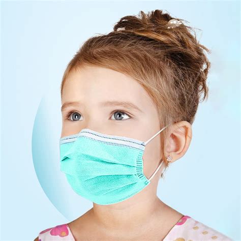 childrens disposable face masks seamless mask  layers  daily output