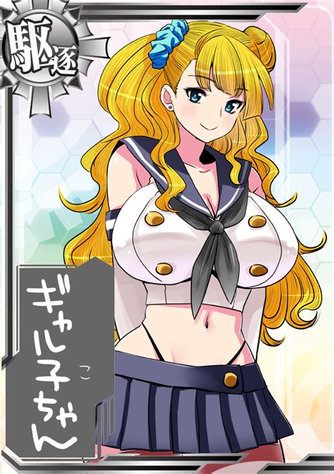 shimakaze and galko kantai collection and 1 more drawn by perepere