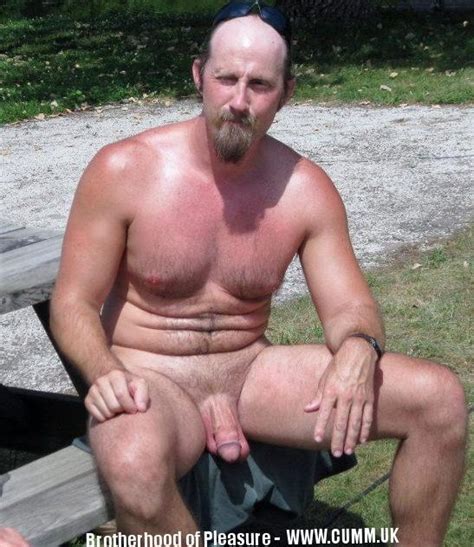 mature naked man nude outdoors park sunbathing the art of hapenis