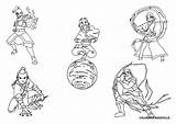 Avatar Coloring Airbender Pages Last Korra Legend Katara Print Mia Aang Toph Appa Printable Zuko Momo Sokka Ozai Popular sketch template