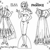 Coloring Paper Dolls Frozen Instagram Pages Doll Elsa Princess Disney Anna sketch template