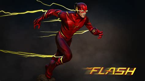 The Flash Barry Allen Art Hd Superheroes 4k Wallpapers