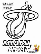 Basketball Coloring Pages Printable Miami Heat Color Kids Print Sports Popular Adults Halloween Comments Coloringhome Related Posts sketch template