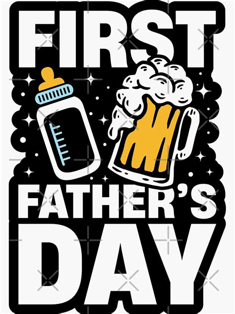 first father s day funny new dad sticker for sale by froi02 redbubble