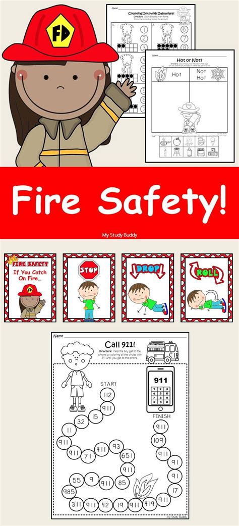 fire safety activities fire safety week worksheets hat craft fire