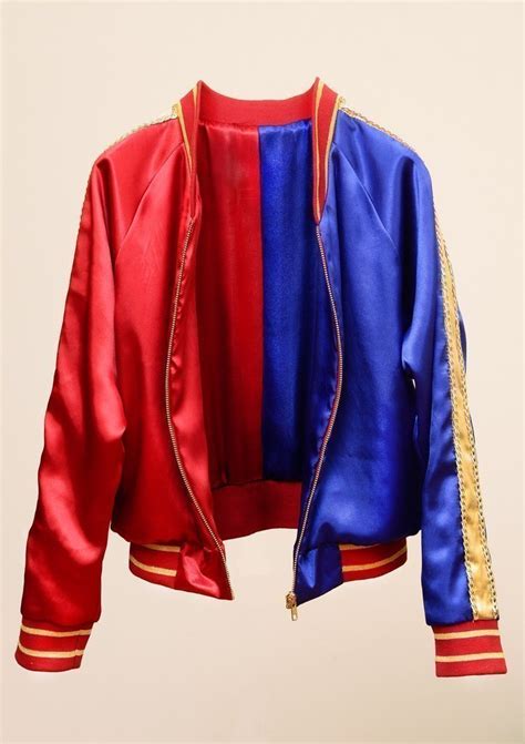 Harley Quinn Red And Blue Jacket From Suicide Squad Hit Jacket