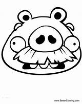 Angry Birds Pages Pig Coloring Old Kids Printable sketch template