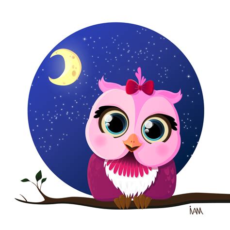 cute owls  behance