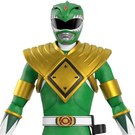 mighty morphin power rangers green ranger  scale action figure