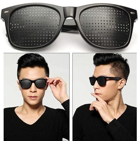 buy digital shoppy men women vision care anti myopia pinhole glasses