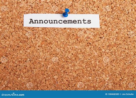 announcement board background stock image image  blank business