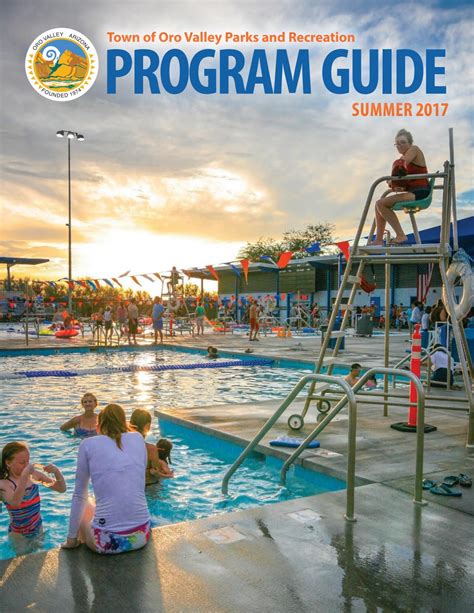 town  oro valley parks  recreation guide summer   oro valley