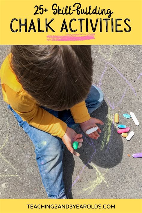 favorite chalk activities  build skills