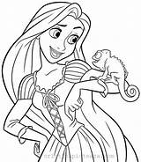 Rapunzel Colorat Planse Cu Printese Pictat sketch template