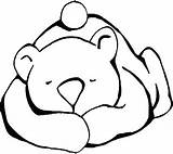 Urso Dormindo Qdb Hibernating Snores sketch template
