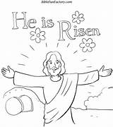 Resurrection Pages Coloring Getcolorings Jesus sketch template