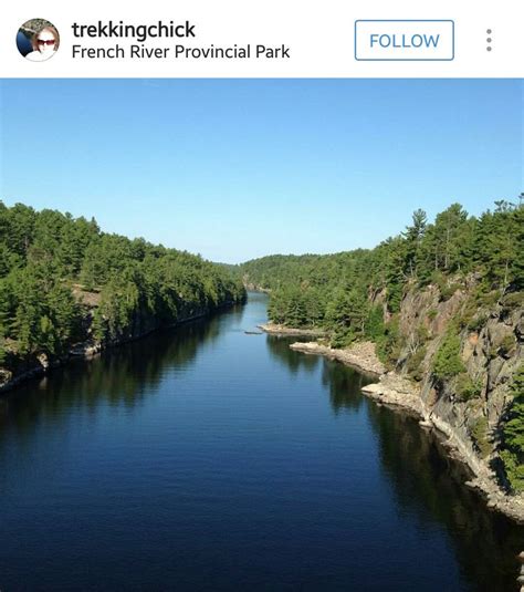pin  french river ontario parks