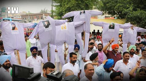 Punjab Shiromani Akali Dal Holds Statewide Protests Against Congress
