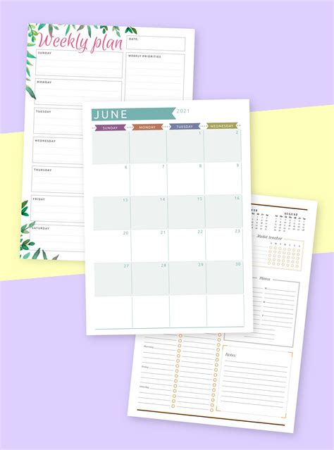 weekly hourly planner printable template dated weekly planner etsy