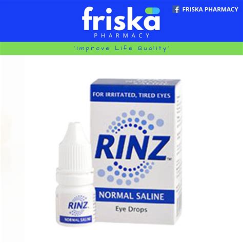 Rinz Normal Saline Eye Drops 5ml Shopee Malaysia