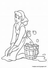 Cinderella Coloring Pages Print Browser Window sketch template