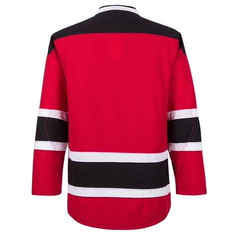 red blank hockey practice jerseys