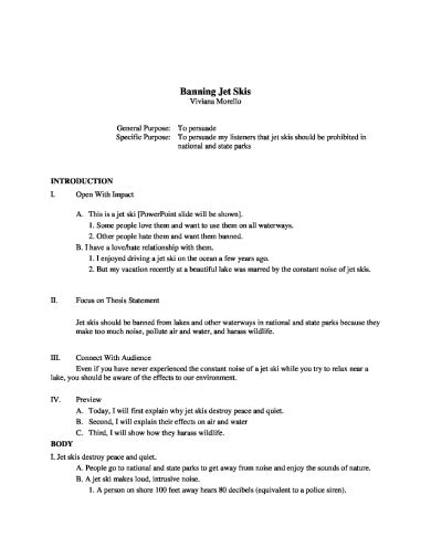 edition outline format    write  outline