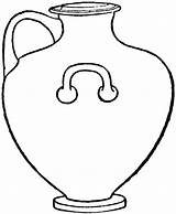 Vase Greek Outline Clip Clipart Pot Cliparts Etc Gif Large Usf Edu Medium Use Judicial sketch template