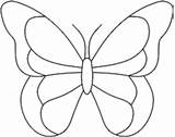Butterfly Coloring Kids Pages Painting Pattern sketch template