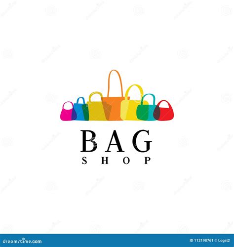 bags vector logo shopping logo stock vector illustration  modern emblem