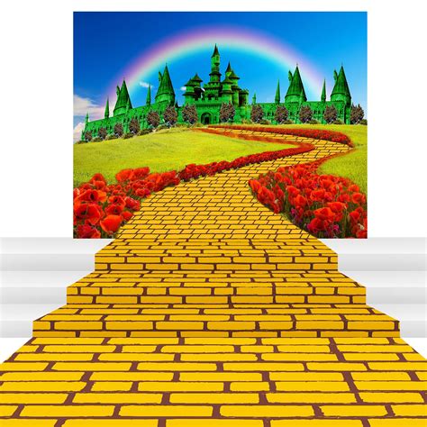 buy road runner yellow brick road runner  emerald castle backdrop