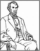 Lincoln Abraham Coloring Pages President Clipart Kids Abe Outline Printable Color Clip Cliparts Famous Library Timeless Miracle Print Getcolorings Rescues sketch template