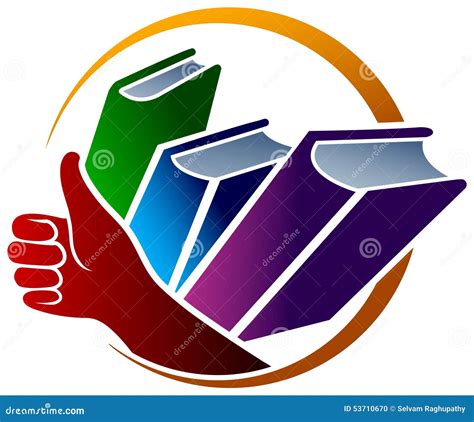 books logo stock vector illustration  class color