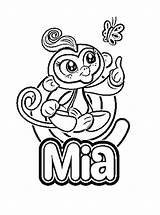 Mia Fingerlings Gigi Imprimir Kleurplaat Raskrasil sketch template